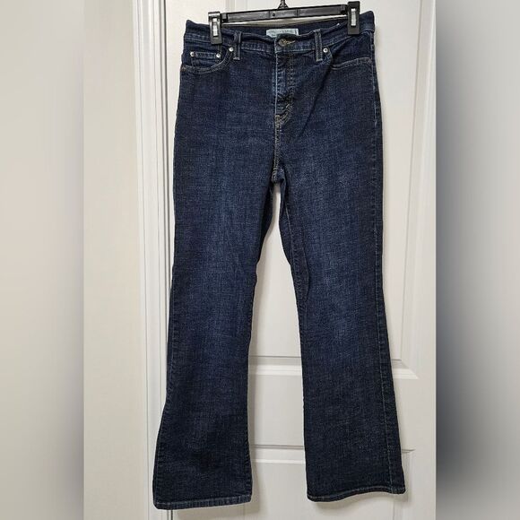 Levi's 512 Jeans Women’s 12 (30x30) Blue Perfectly Slimming Bootcut Mid Rise GUC - Picture 2 of 10